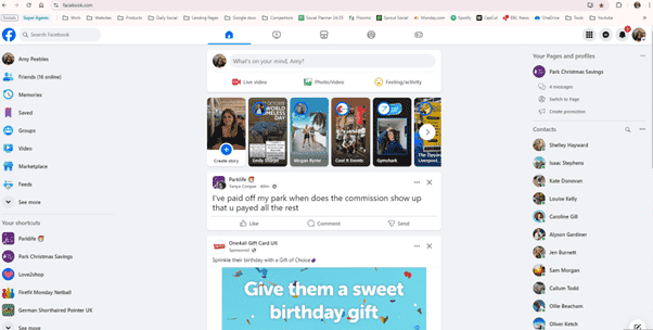 Facebook Group Step 1